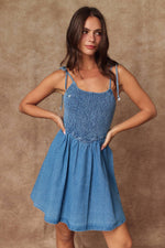 Sweetheart Smocked Dress