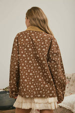 Pressed Flowers Corduroy Jacket *Pre-sale