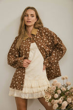 Pressed Flowers Corduroy Jacket *Pre-sale