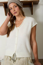 Petal Porch Button Knit Cardigan