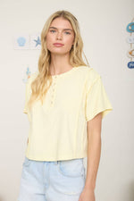 Monaco Snap Henley Tee