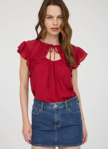 Rosalie Keyhole Tie Top