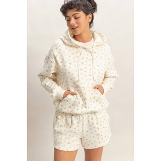 Street Floral French Terry Hoodie