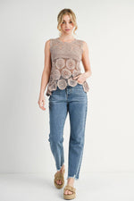 Freestone High-rise Straight Leg Denim Jean