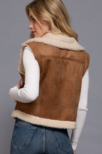 Olein Faux Suede  Vest