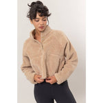 Honeybear Pullover Sherpa Jacket