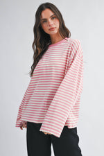 Seattle Stripe Long Sleeve Top