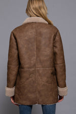 Brixton Coat Faux Leather Coat