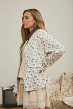 Pressed Flowers Corduroy Jacket *Pre-sale