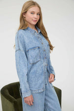 Sunny Lane Chambray Shacket