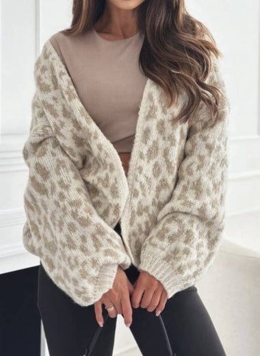 Jaycee Leopard Wool Vest