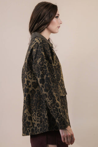 Lennox Cheetah Barn Jacket