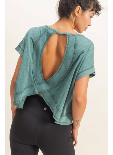 Clearview Back Open Tee