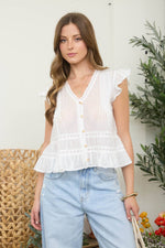 Ivy Lane Ruffle Blouse