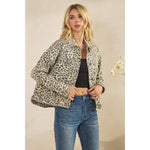 Brownstone Leopard Denim Jacket