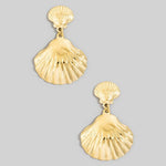 Sealife Seashell Drop Earrings
