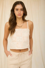 Tea Garden Embroidered Top