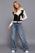 Olein Faux Suede  Vest