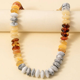 Sunshine Social Marble Bead Necklace