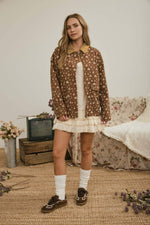 Pressed Flowers Corduroy Jacket *Pre-sale