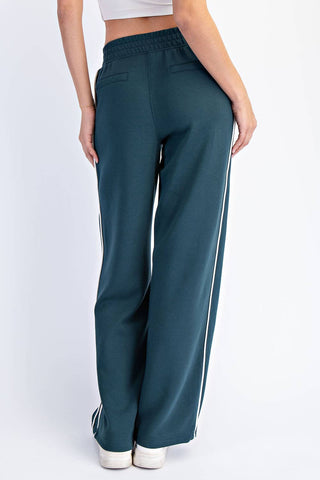 Double Take Modal Scuba Straight-Leg Pants