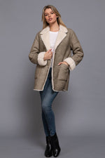 Brixton Coat Faux Leather Coat