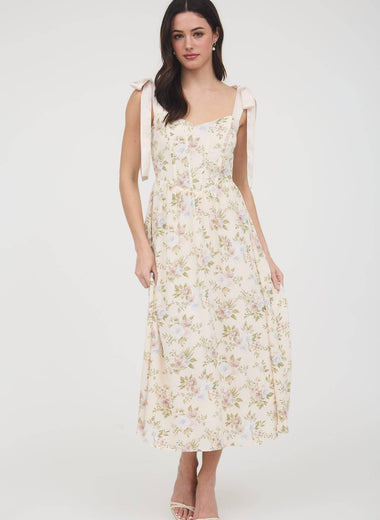Wildflower Whimsy Midi Dress