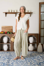 Petal Porch Button Knit Cardigan