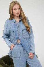 Sunny Lane Chambray Shacket