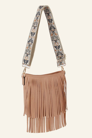 Fringe Crossbody Guitar Strap Tassel Handbag