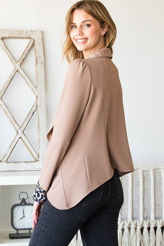 Wild Instinct Blazer - Plus Size