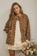 Pressed Flowers Corduroy Jacket *Pre-sale