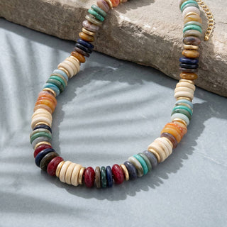 Good Earth Chunky Disc Bead Necklace