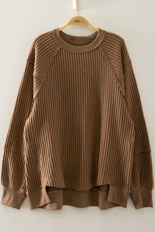 Brunch Club Waffle Pullover