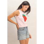 Strawberry Fields Knit Top