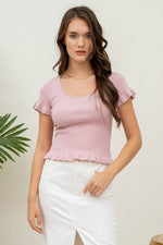 Soft Ripple Knit Top