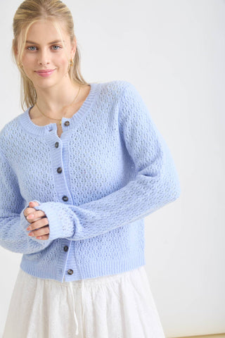 Petal Veil Cardigan