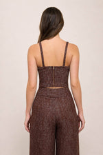 Coco Rouge Tweed Top