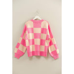 Hollis Checkered Knit Sweater