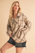 Mya Plaid Pullover
