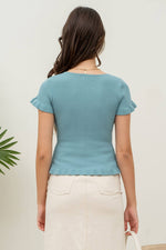 Soft Ripple Knit Top