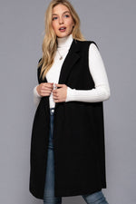 Brienne Sleeveless Notched Collar Vest