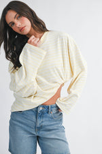 Seattle Stripe Long Sleeve Top