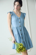 Breezy Belle Chambray Dress