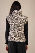 Sierra Leopard Puffer Padded Vest