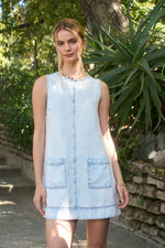 Prairie Sky Denim Mini Dress