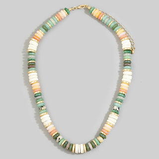 Sunset Trail Disc Bead Necklace