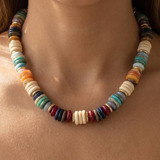 Good Earth Chunky Disc Bead Necklace