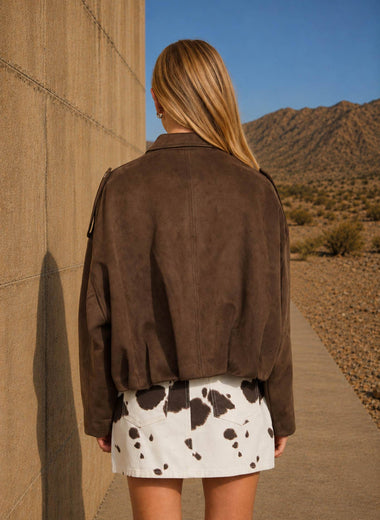 Bronzed Suede Jacket