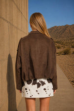 Bronzed Suede Jacket